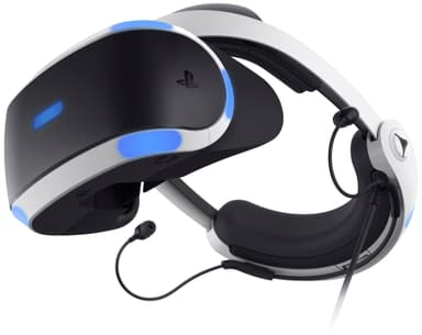 PlayStation VR headset 2018+PS4 kamera och VR Worlds EU