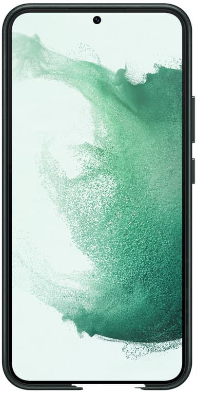 Samsung S22+ läderfodral (grönt)