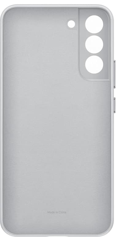 Samsung S22+ läderfodral (grått)
