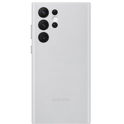 Samsung S22 Ultra läderfodral (grått)
