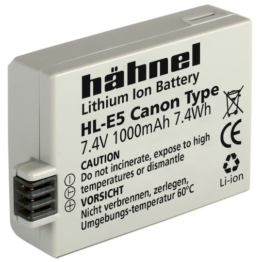 Hähnel HL-E5 Li-ion kamerabatteri  (Canon LP-E5)