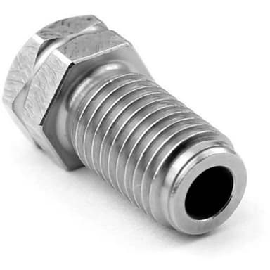 MicroSwiss munstycke Brass plated 0.4 mm