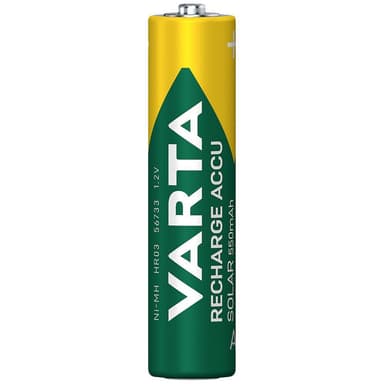 Varta RECH.AC.Solar AAA550mAh BLI2 Laddbart batteri AAA