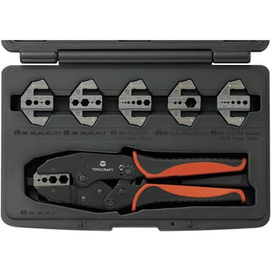 TOOLCRAFT PZ-505 818645 Crimptång 7 delar