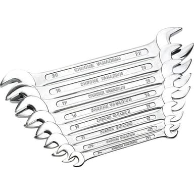 Dubbelskruvnyckelsats 8 delar 6 - 22 mm DIN 3110 Brüder