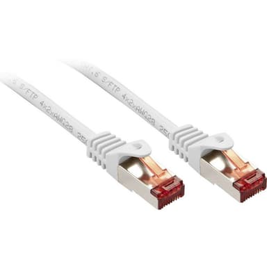 LINDY 47382 RJ45 Nätverk Anslutningskabel 1.00 m Vit