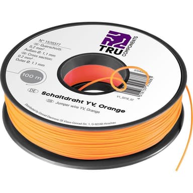 TRU COMPONENTS Kabelbrygga PVC Vit Antal kanaler: 1