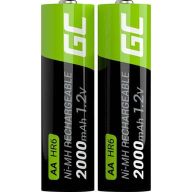 Green Cell HR6 Laddbart batteri AA (R6) NiMH 2000 mAh
