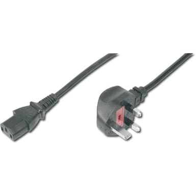 Digitus PC, Ström, IEC Kabel [1x Engelsk stickkontakt -
