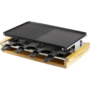 DOMO DO9246G Raclette 8 pannor, Non-stick-beläggning,