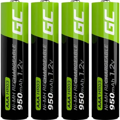Green Cell HR03 Laddbart batteri AAA (R03) NiMH 950 mAh