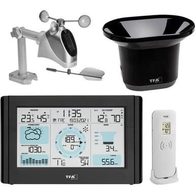 TFA Dostmann WEATHER PRO 35.1161.01 Trådlös digital