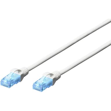 Digitus DK-1512-100/WH RJ45 Nätverk Anslutningskabel