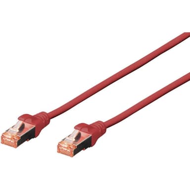 Digitus DK-1644-010/R RJ45 Nätverk Anslutningskabel CAT