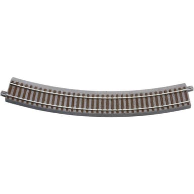 61128 H0 Roco geoLINE (med ballast) kurvspår 22.5 °