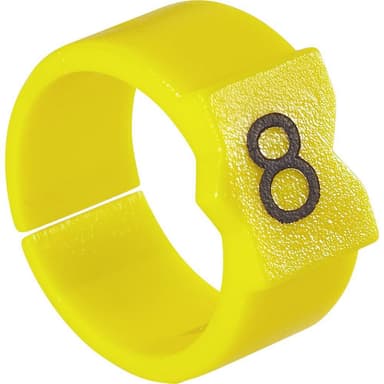 TE Connectivity 1768045-3 STD12Y-4 Märkningsclip Tryck