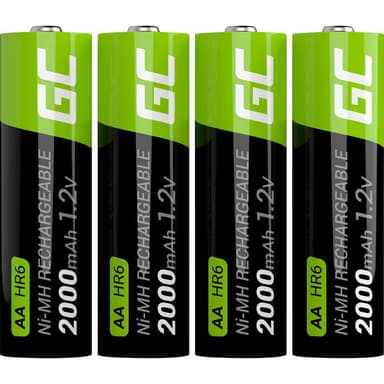 Green Cell HR6 Laddbart batteri AA (R6) NiMH 2000 mAh