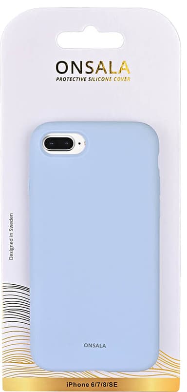 Onsala iPhone 6/7/8/SE Gen. 3 silikonfodral (ljusblå)