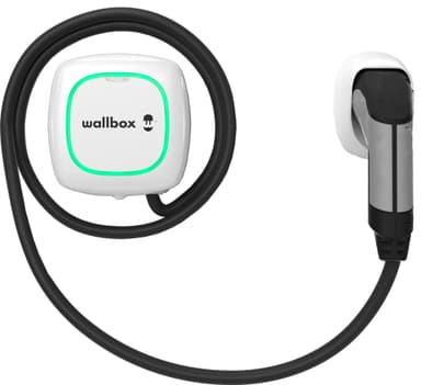 Wallbox Pulsar Plus Smart elbilsladdare  typ 2 kabel 7 m (vit)
