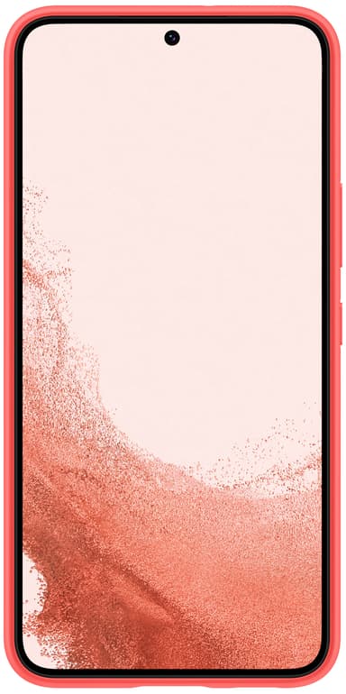 Samsung S22 silikonfodral (korall)