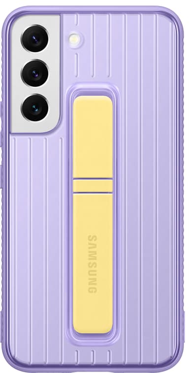 Samsung S22 skyddsfodral med ställ (lavender)