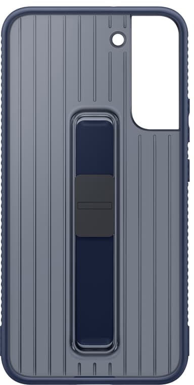 Samsung S22 Plus skyddsfodral med ställ (marinblått)