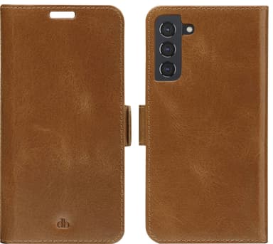 Dbramante1928 Lynge Samsung Galaxy S22 Plus plånboksfodral (tan)