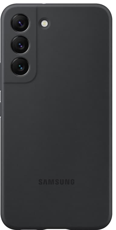 Samsung S22 silikonfodral (svart)