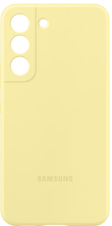 Samsung S22 silikonfodral (gult)