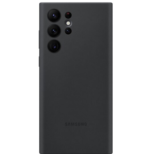 Samsung S22 Ultra silikonfodral (svart)