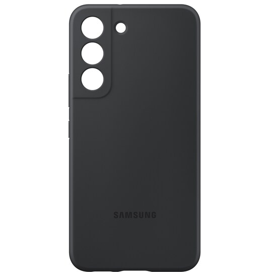 Samsung S22 Plus silikonfodral (svart)