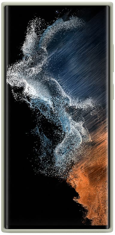 Samsung S22 Ultra silikonfodral (olivgrönt)
