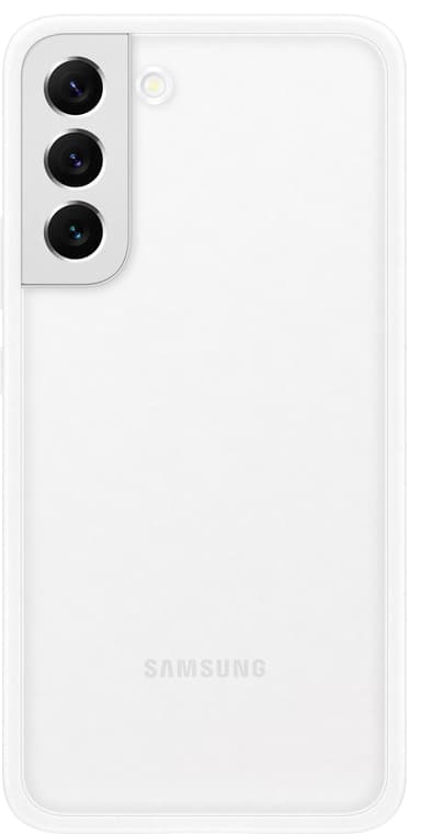 Samsung S22+ ramfodral (vitt)