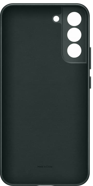 Samsung S22+ läderfodral (grönt)