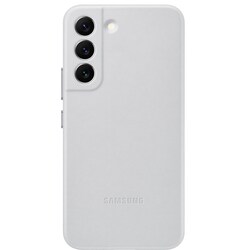 Samsung S22 läderfodral (grått)