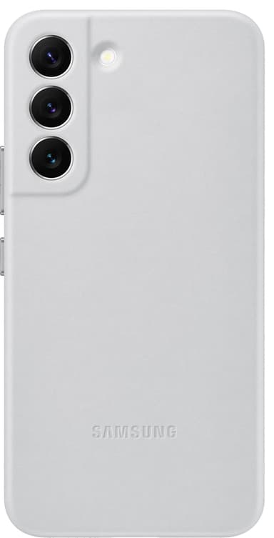 Samsung S22 läderfodral (grått)