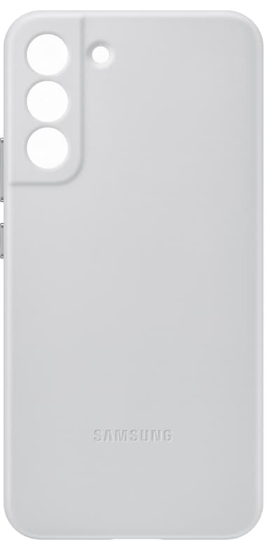 Samsung S22+ läderfodral (grått)