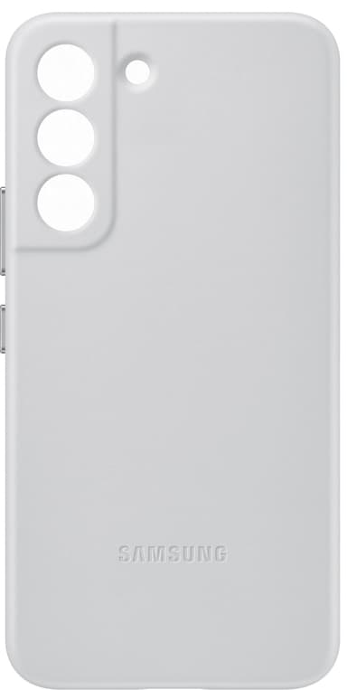 Samsung S22 läderfodral (grått)