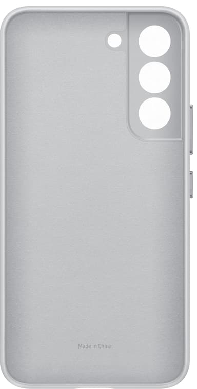 Samsung S22 läderfodral (grått)