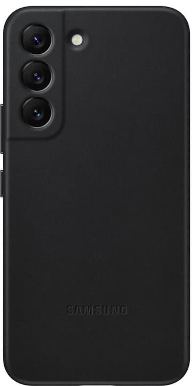 Samsung Leather Galaxy S22 fodral (svart)
