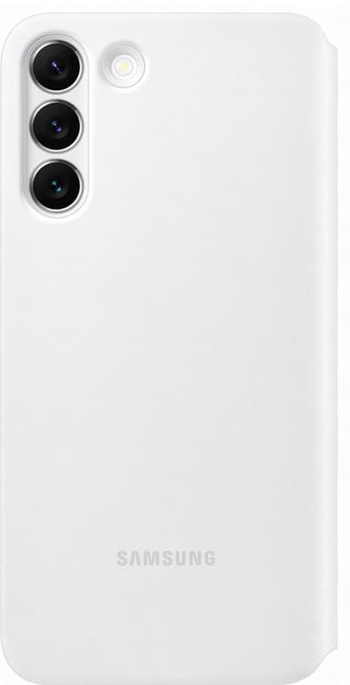 Samsung Clear View Galaxy S22 Plus fodral (vit)
