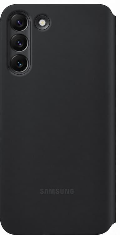 Samsung Clear View Galaxy S22 Plus fodral (svart)