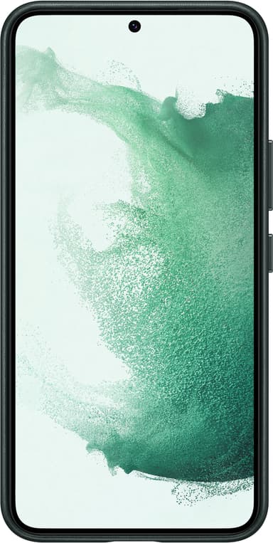 Samsung S22 läderfodral (grönt)