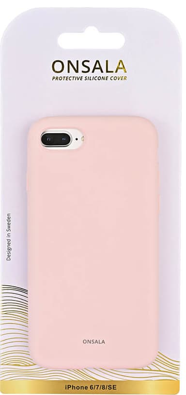 Onsala iPhone 6/7/8/SE Gen. 3 silikonfodral (chalk pink)