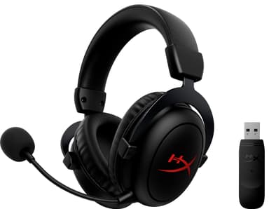 HyperX Cloud Core trådlöst gaming headset (svart)