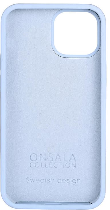 Onsala iPhone 13 mini silikonfodral (ljusblått)