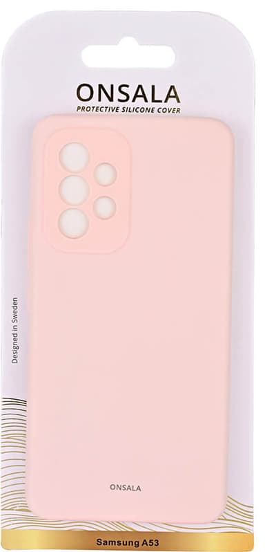 Onsala Silicone fodral för Samsung Galaxy A53 (Chalk Pink)