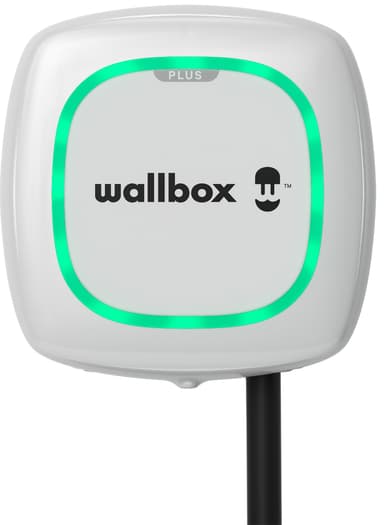 Wallbox Pulsar Plus Smart elbilsladdare  typ 2 kabel 7 m (vit)