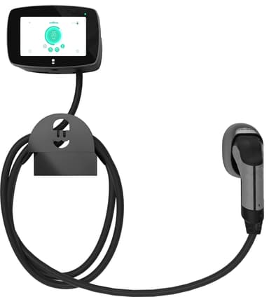 Wallbox Commander elbilsladdare  2 typ 2 kabel 7 m (svart)