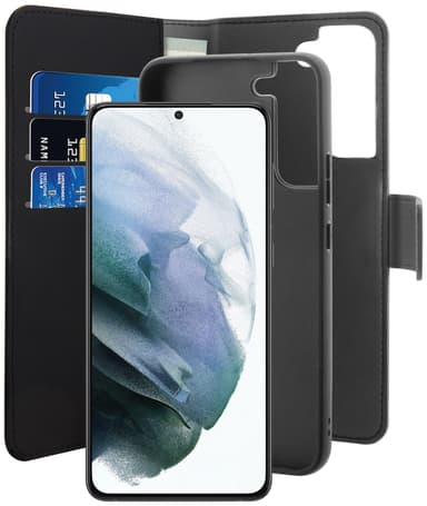 Puro 2in1 plånboksfodral för Samsung Galaxy S22+ (svart)
